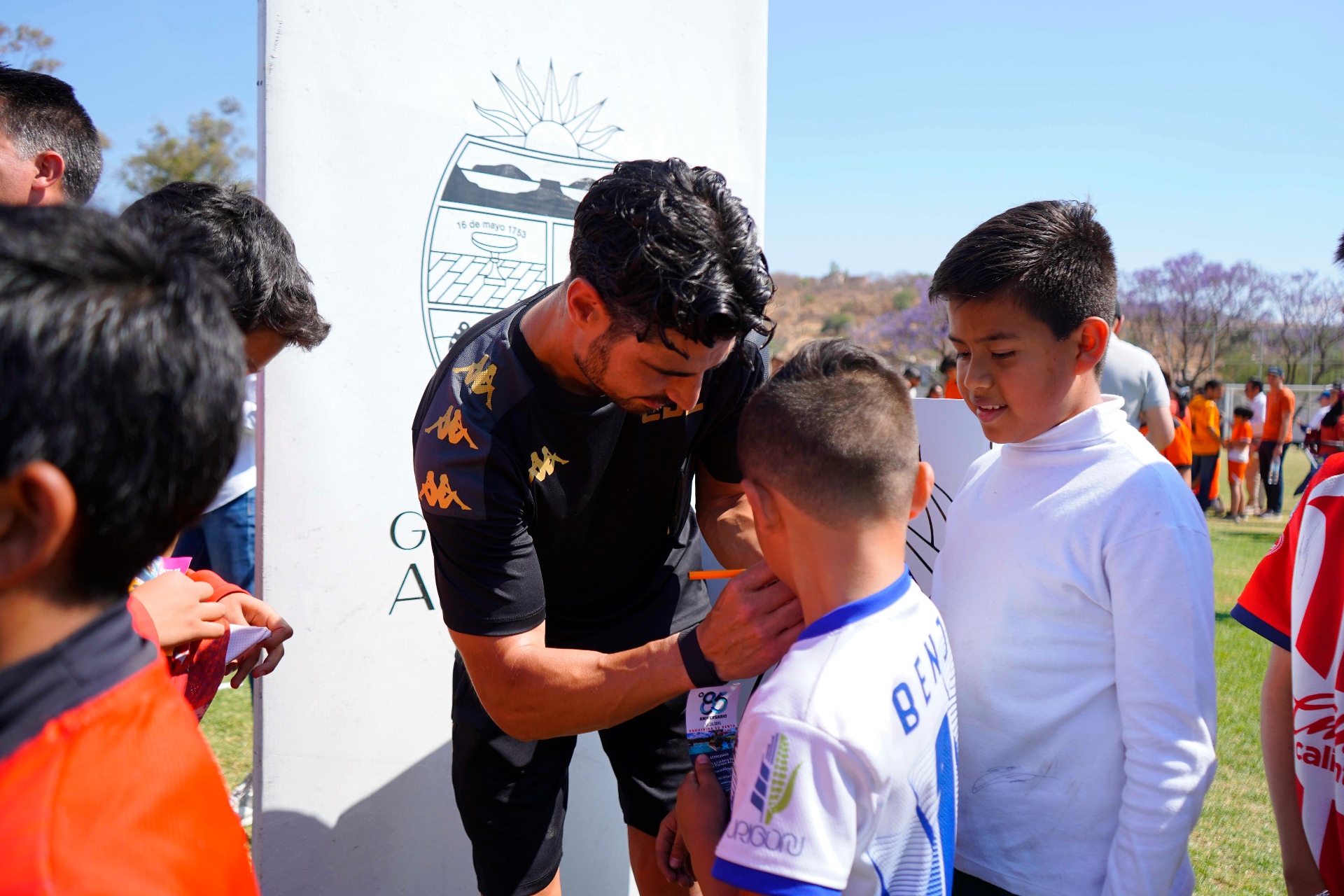 Encuentro con jóvenes jugadores